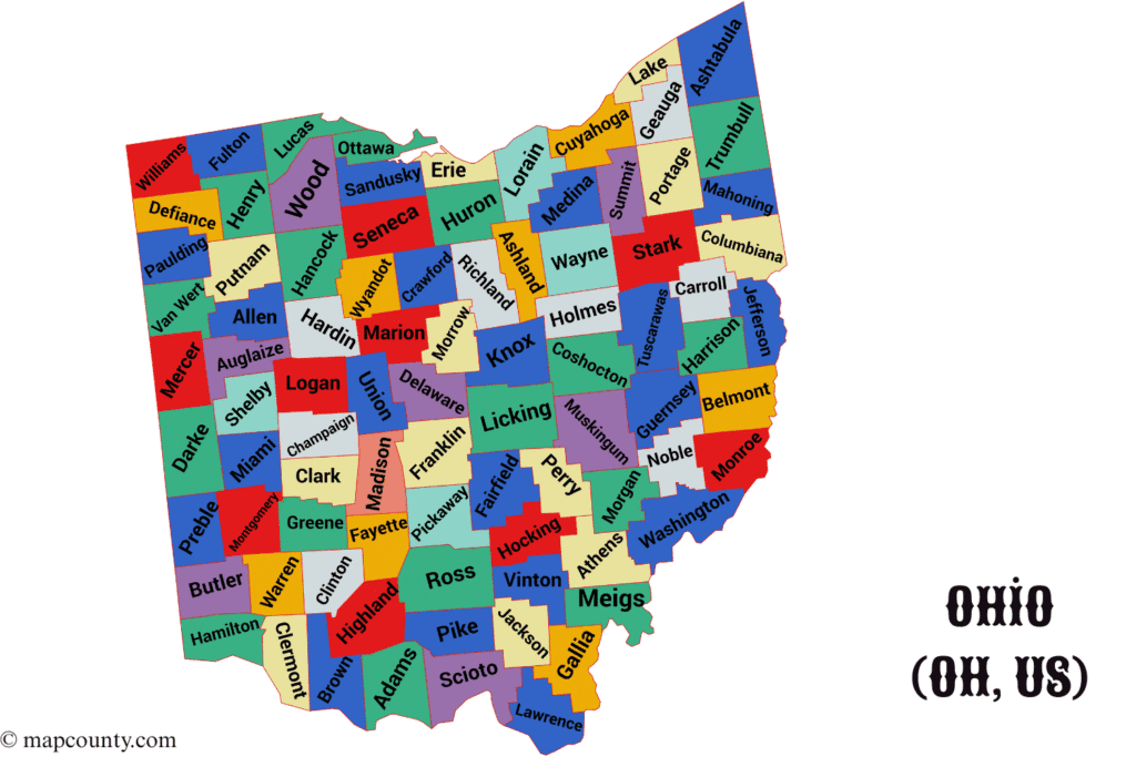 Ohio County Map (1)