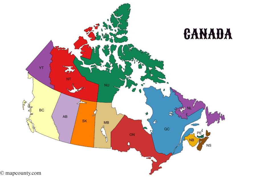 Canada Map – Cities & Towns [CA]