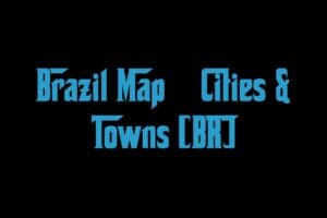 Brazil Map Cities Towns Br