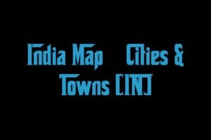 India Map Cities Towns In
