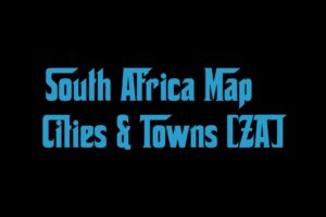 South Africa Map Cities Towns Za